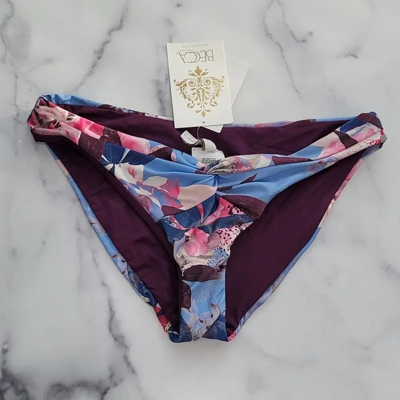BECCA by Rebecca Virtue Floral Hipster bikini bottom - Picture 1 of 4